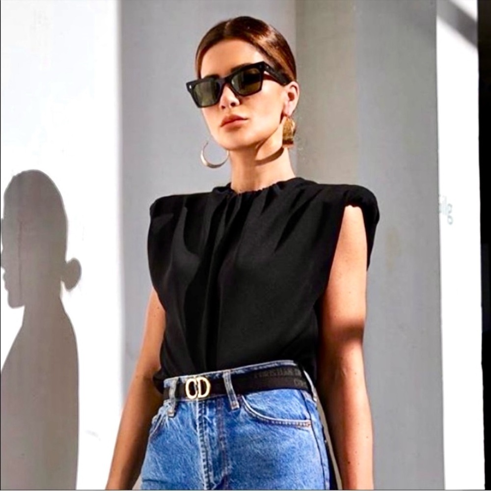 New Zara Black Blouse - Picture 1 of 7